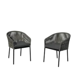 CRAFTTOWN 2 Single Seater Rope Sofa Set – Durable, Comfortable, and Stylish Outdoor/Indoor Seating