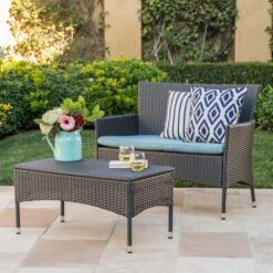 Crafttown Modern Rattan Sectional Sofa Set with Coffee Table – Comfortable, Durable, and Customizable Outdoor Furniture