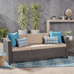 Crafttown 3-Piece Rattan Sectional Sofa Set – Comfortable, Durable Outdoor Seating with Customizable Options