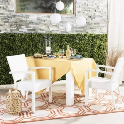 White Wicker Single Seater Chair | Luxury Garden, Patio & Balcony Seating with Custom Cushions