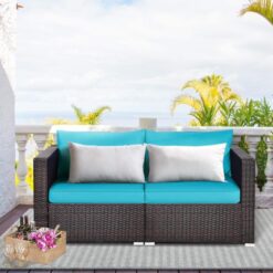 Crafttown Outdoor Sectional Sofa Set with Waterproof Cushions – Stylish, Durable, and Customizable Patio Furniture