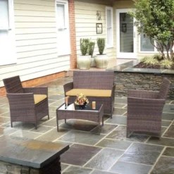 Crafttown 4-Piece Outdoor Patio Furniture Set – Durable & Stylish for Your Outdoor Oasis